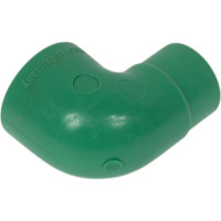 Угол Banninger полипропиленовый, зеленый, вн-нар - 90 гр x 32 мм 7412089011