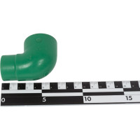 Угол Banninger полипропиленовый, зеленый, вн-нар - 90 гр x 32 мм 7412089011