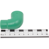 Угол Banninger полипропиленовый, зеленый, вн-нар - 90 гр x 20 мм 7412069011