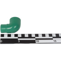 Угол Banninger полипропиленовый, зеленый, вн-нар - 90 гр x 25 мм 7412079011