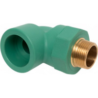 Комбинированный угол Banninger полипропиленовый, зеленый, 32x3/4 НР 7R21087511