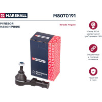 Наконечник рулевой левый Nissan Micra 03-, Renault Clio 98-, Kangoo 97-, Megane 96-, Scenic MARSHALL M8070191
