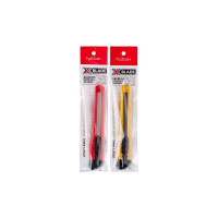 Канцелярский нож Hatber X-BLADE 9 мм, PUSH-LOCK, в пакете с европодвесом 060159