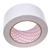 Клейкая двухсторонняя лента Hatber 50 мм, 25 м, на полипропиленовой основе, 6 шт. 052043