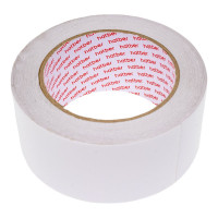 Клейкая двухсторонняя лента Hatber 50 мм, 25 м, на полипропиленовой основе, 6 шт. 052043