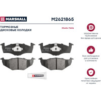 Колодки тормозные дисковые передние Skoda Fabia I, II 99- MARSHALL M2621865