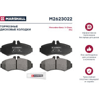 Колодки тормозные дисковые передние MB V-Class I W638 96-/Vito W638 96- MARSHALL M2623022