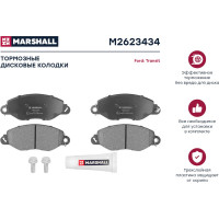 Колодки тормозные дисковые передние Ford Transit VI 00- 260/280/300 MARSHALL M2623434