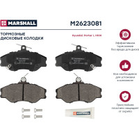 Колодки тормозные дисковые передние Hyundai Porter I 94-/H100 93- MARSHALL M2623081