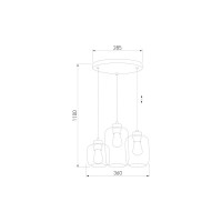 Подвесной светильник TK Lighting 3325 Marco Green a055958