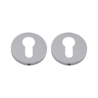 Дверная накладка под цилиндр НОРА-М Slim НК-А - хром 18653