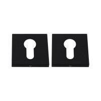 Дверная накладка под цилиндр НОРА-М Slim НК-К - черный 18646