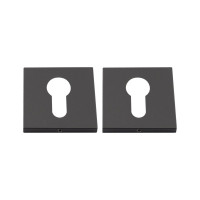 Дверная накладка под цилиндр НОРА-М Slim НК-К - графит 18645