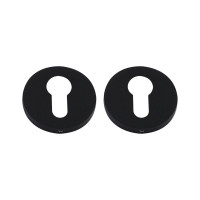 Дверная накладка под цилиндр НОРА-М Slim НК-А - черный 18656