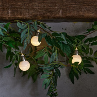 Светодиодная гирлянда на батарейках Uniel Лампочки ULD-S1800-010/STB/3AA WARM WHITE, IP20, BULBS UL-00008421