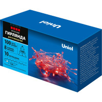 Светодиодная гирлянда Uniel ULD-S1000-100/DTA RED, IP20 UL-00008666