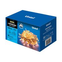 Светодиодная гирлянда со статическим свечением Uniel ULD-S1000-120/SWK WARM WHITE, IP67 UL-00007203
