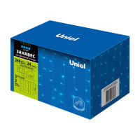 Светодиодный занавес со статическим свечением Uniel ULD-C3020-240/STK BLUE, IP44 UL-00007211