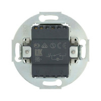 1-клавишный выключатель LK Studio с индикатором, схема 1L, 16А, 250В, черный, LK Vintage 880208-1