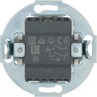 2-клавишный выключатель LK Studio схема 5L, с индикатором, 16А, 250В, белый, LK Vintage 881204-1