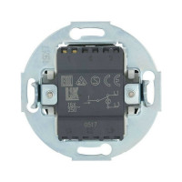 1-клавишный переключатель LK Studio на 2 направления с индикатором (сх.6L) 16A 250B, черный, LK Vintage 880408-1