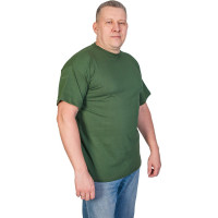 Футболка 100% хлопок, оливковый цвет БЕРТА 704о-52-54