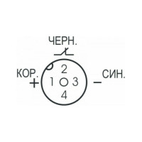 Соединитель кабельный ТЕКО CS S19-2-2 Розетка, Прямой с кабелем, Пластик 3-PINIP67, кабель 2 м, 250 AC/DC NC, 00-00022955