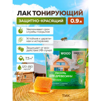 Акриловая лазурь для дерева Farbitex (защитно-красящая; тик; 0.9 л) 4300007733