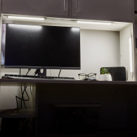 Светодиодный светильник для мебели Uniel набор из 3-х шт ULM-F44-3x3W/4500K/DIM SENSOR IP20 SILVER UL-00008279