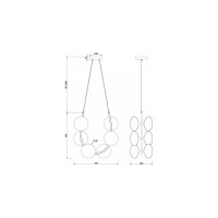 Люстра Freya G9, 25 Вт FR4005PL-06B2