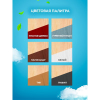 Универсальный лак FARBITEX (тонирующий; по дереву; красное дерево; 0.9 л) 4300009386