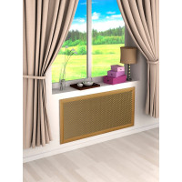 Экран для радиатора Стильный Дом Глория 117x57 см, дуб светлый v530576