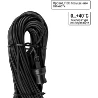 Силовой удлинитель-шнур TDM ELECTRIC силовой народный ПВС 2200 Вт без заземления, 30м, штепсельное гнездо SQ1307-0208