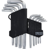 Шестигранные ключи FASTER TOOLS Torx T10 - T50 1120