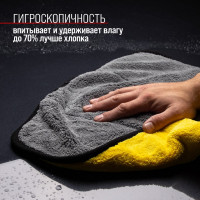 Салфетка SKYWAY микрофибра 45х38 см, экстраплотная S00902016
