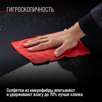 Салфетка SKYWAY набор микрофибра 20х20 см, в рулончиках, 4 шт. S03902012