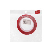 Клейкая лента TORSO прозрачная, двусторонняя, акриловая, 50 мм х 5 м 2494493