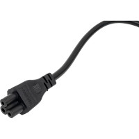 Кабель питания ноутбуков ExeGate Power PC5-3/0.5mm2, медь, черный, 6A, 3.0м 280680