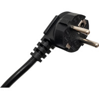 Кабель питания ноутбуков ExeGate Power PC5-3/0.5mm2, медь, черный, 6A, 3.0м 280680