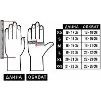 Мотоциклетные перчатки СИМАЛЕНД с защитными вставками, пара, размер М, черный/зеленый 5265036