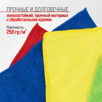 Салфетка SKYWAY набор микрофибра 40х35 см прямоугольники, 10 шт. S03902006