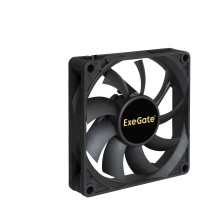 Вентилятор ExeGate ExtraSilent ES08015B3P 80x80x15 мм, 2-Ball двойной шарикоподшипник, 3pin 288923