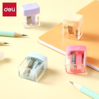 Точилка для карандашей DELI ручная Cubic 1 отверстие пластик цвет в ассортименте E0574