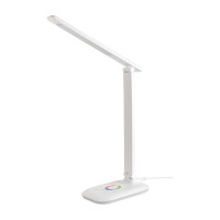 Светодиодный настольный светильник General Lighting Systems 9Вт, 600лм, 2700-6500К, белый свет, RGB-подсветка, сенсорный, белый GLTL-031-1 800031