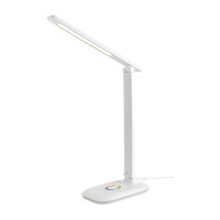 Светодиодный настольный светильник General Lighting Systems 9Вт, 600лм, 2700-6500К, белый свет, RGB-подсветка, сенсорный, белый GLTL-031-1 800031