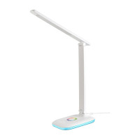 Светодиодный настольный светильник General Lighting Systems 9Вт, 600лм, 2700-6500К, белый свет, RGB-подсветка, сенсорный, белый GLTL-031-1 800031