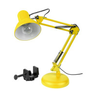 Настольный светильник General Lighting Systems Е27, основание + струбцина, 600х148мм, желтый GTL-041 800141