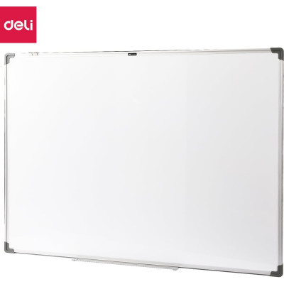 Магнитно-маркерная доска DELI 90x120см, алюминиевая рама, белая E39034A