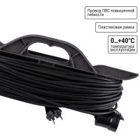 Силовой удлинитель-шнур на рамке TDM ELECTRIC народный ПВС 2200 Вт без заземления, 50м, штепсельное гнездо SQ1307-0310