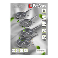 Алюминиевая сковорода PERFECTO LINEA Grey 24 см 55-240111